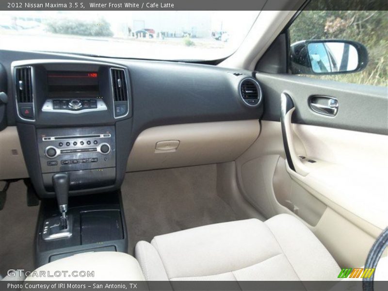 Winter Frost White / Cafe Latte 2012 Nissan Maxima 3.5 S