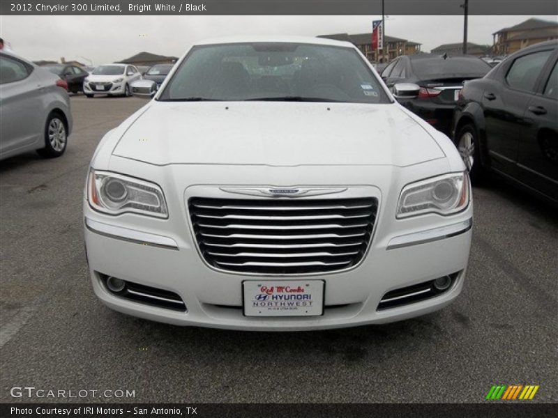 Bright White / Black 2012 Chrysler 300 Limited