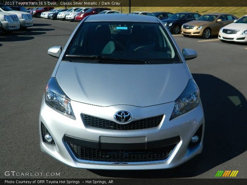 Classic Silver Metallic / Dark Gray 2013 Toyota Yaris SE 5 Door