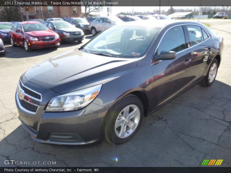 Taupe Gray Metallic / Jet Black/Titanium 2013 Chevrolet Malibu LS