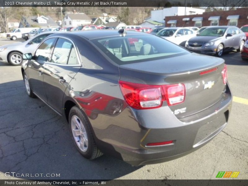 Taupe Gray Metallic / Jet Black/Titanium 2013 Chevrolet Malibu LS