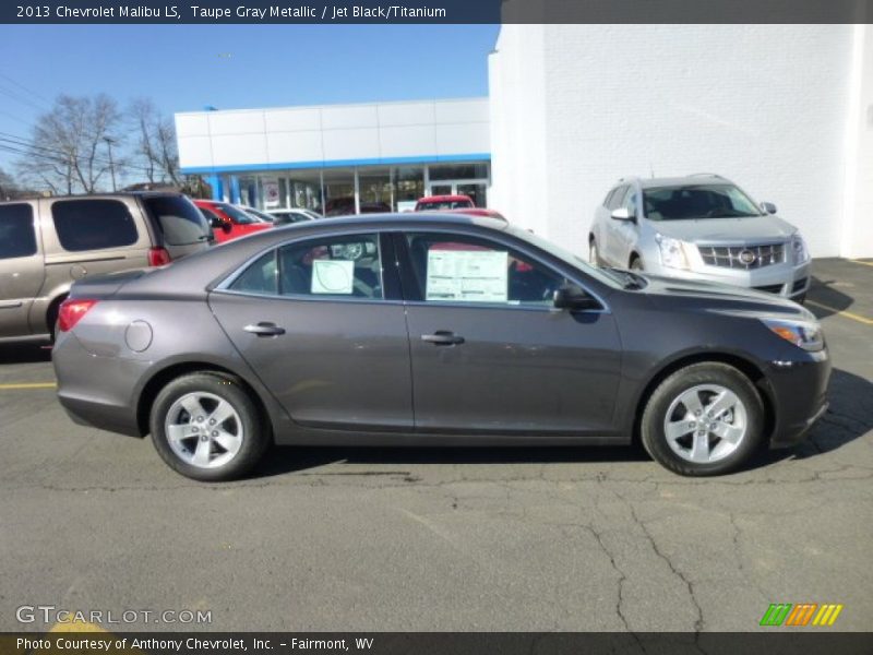 Taupe Gray Metallic / Jet Black/Titanium 2013 Chevrolet Malibu LS