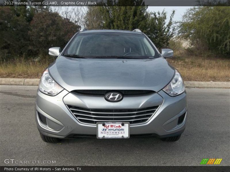 Graphite Gray / Black 2012 Hyundai Tucson GLS AWD