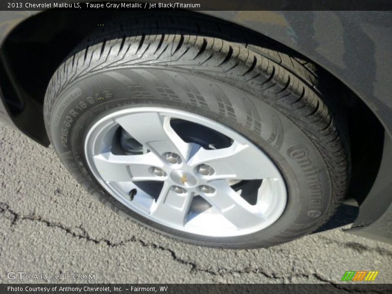 Taupe Gray Metallic / Jet Black/Titanium 2013 Chevrolet Malibu LS