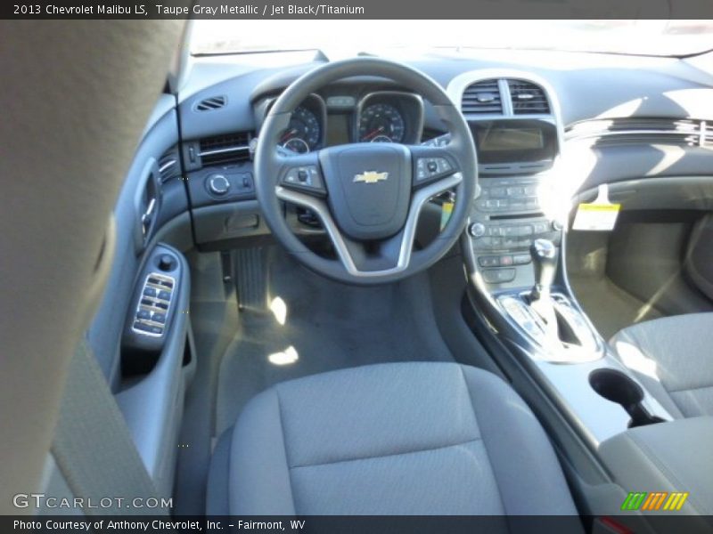 Taupe Gray Metallic / Jet Black/Titanium 2013 Chevrolet Malibu LS