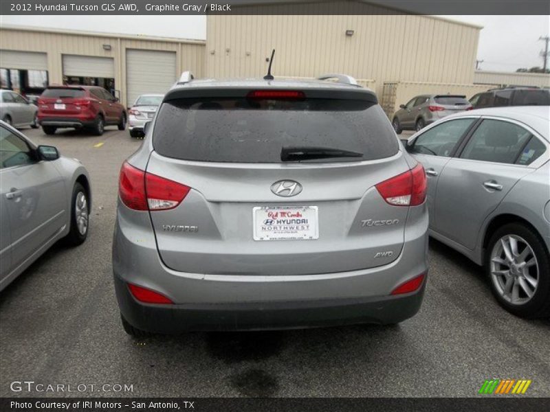 Graphite Gray / Black 2012 Hyundai Tucson GLS AWD