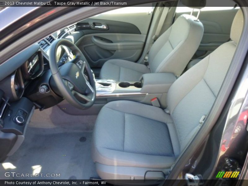 Taupe Gray Metallic / Jet Black/Titanium 2013 Chevrolet Malibu LS