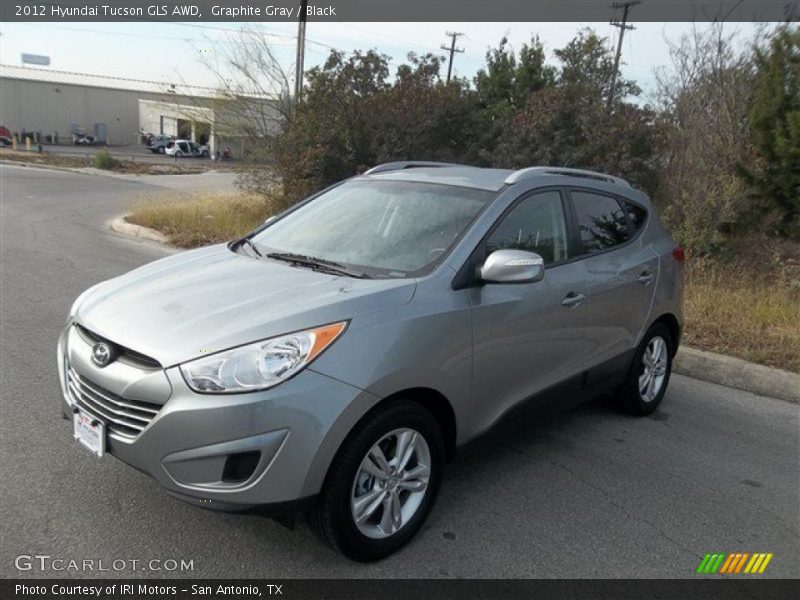 Graphite Gray / Black 2012 Hyundai Tucson GLS AWD