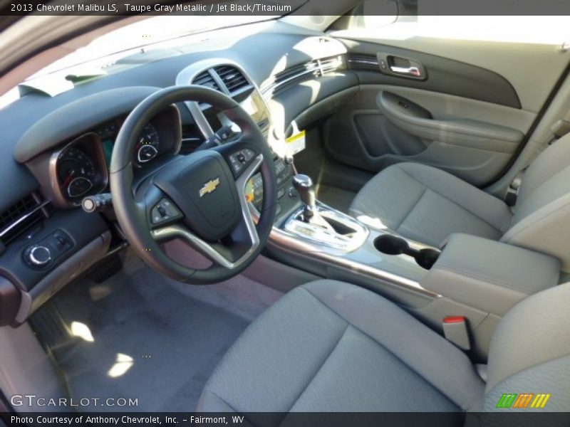 Taupe Gray Metallic / Jet Black/Titanium 2013 Chevrolet Malibu LS