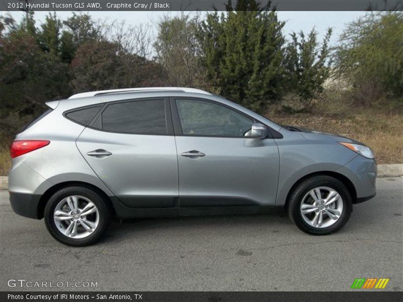 Graphite Gray / Black 2012 Hyundai Tucson GLS AWD