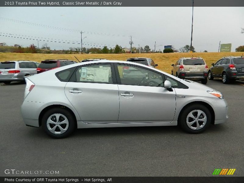 Classic Silver Metallic / Dark Gray 2013 Toyota Prius Two Hybrid