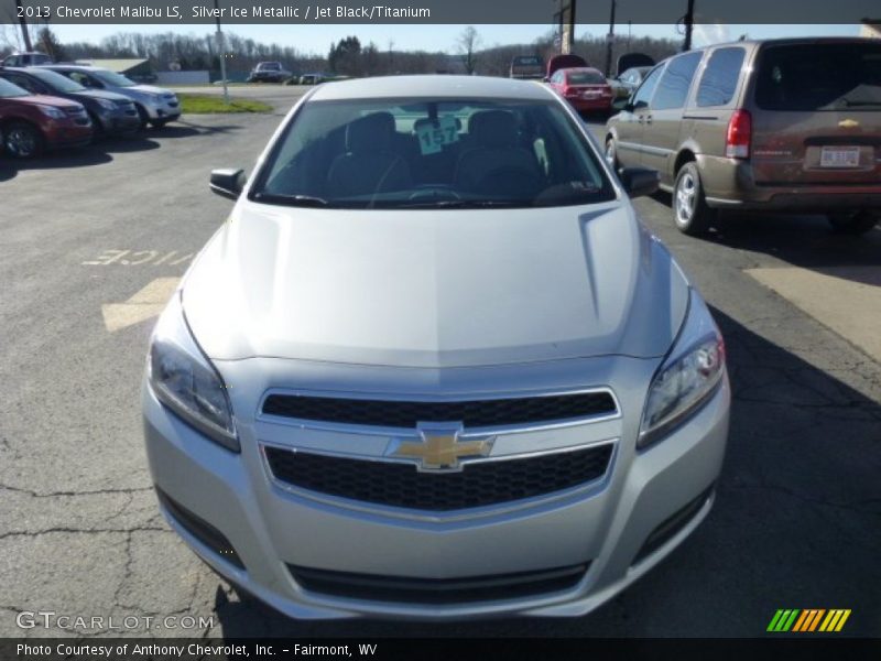 Silver Ice Metallic / Jet Black/Titanium 2013 Chevrolet Malibu LS