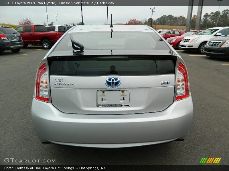 Classic Silver Metallic / Dark Gray 2013 Toyota Prius Two Hybrid