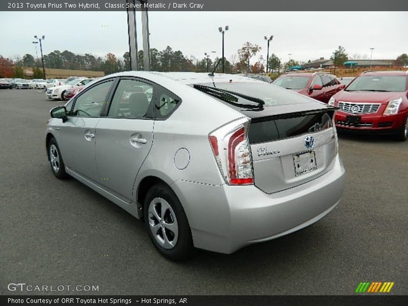 Classic Silver Metallic / Dark Gray 2013 Toyota Prius Two Hybrid