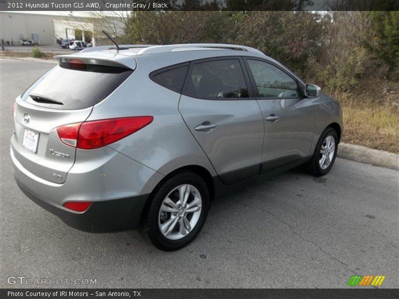 Graphite Gray / Black 2012 Hyundai Tucson GLS AWD
