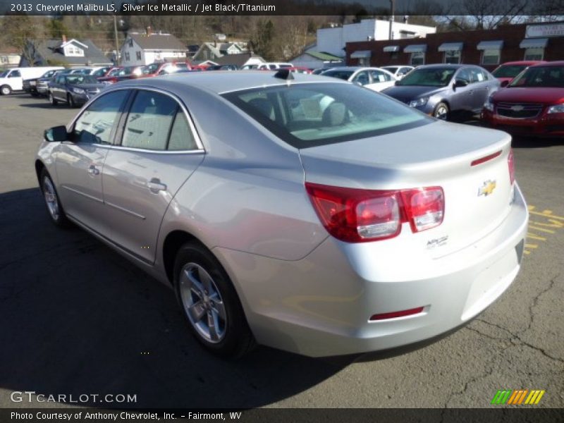 Silver Ice Metallic / Jet Black/Titanium 2013 Chevrolet Malibu LS
