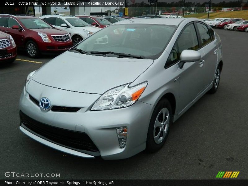 Classic Silver Metallic / Dark Gray 2013 Toyota Prius Two Hybrid