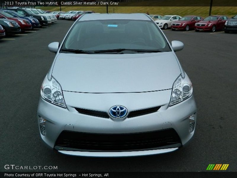 Classic Silver Metallic / Dark Gray 2013 Toyota Prius Two Hybrid