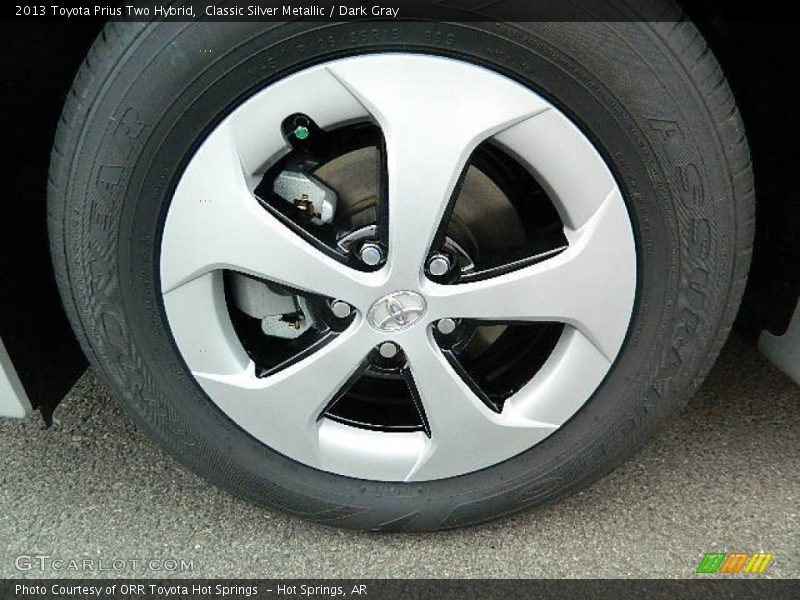 Classic Silver Metallic / Dark Gray 2013 Toyota Prius Two Hybrid