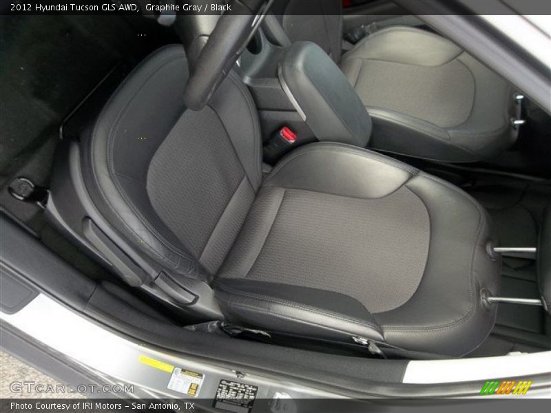 Graphite Gray / Black 2012 Hyundai Tucson GLS AWD