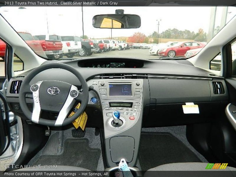 Classic Silver Metallic / Dark Gray 2013 Toyota Prius Two Hybrid