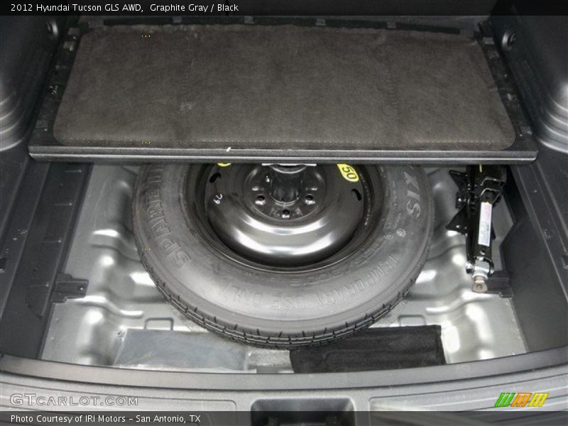 Graphite Gray / Black 2012 Hyundai Tucson GLS AWD