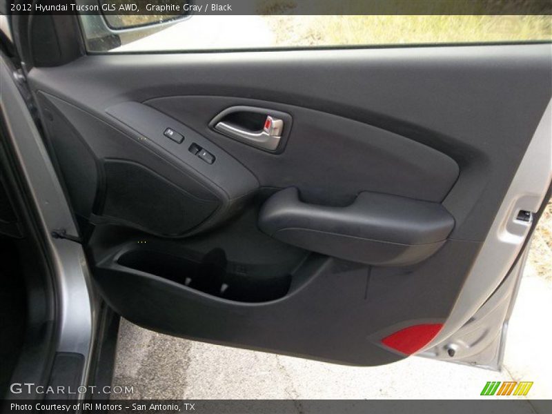 Graphite Gray / Black 2012 Hyundai Tucson GLS AWD