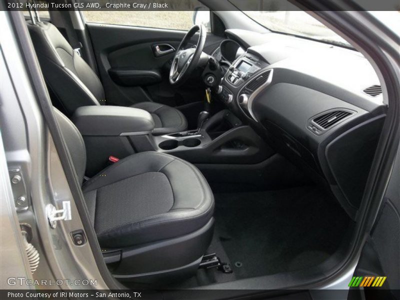 Graphite Gray / Black 2012 Hyundai Tucson GLS AWD