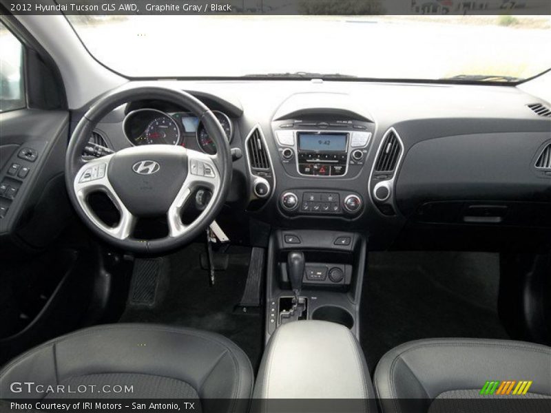 Graphite Gray / Black 2012 Hyundai Tucson GLS AWD