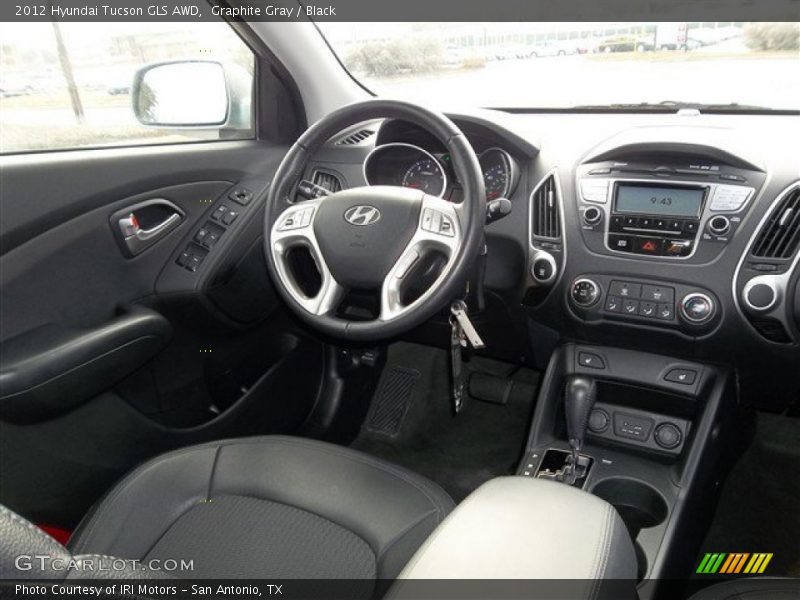 Graphite Gray / Black 2012 Hyundai Tucson GLS AWD