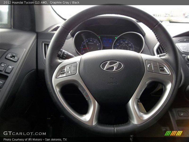 Graphite Gray / Black 2012 Hyundai Tucson GLS AWD