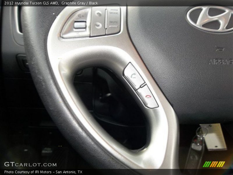 Graphite Gray / Black 2012 Hyundai Tucson GLS AWD