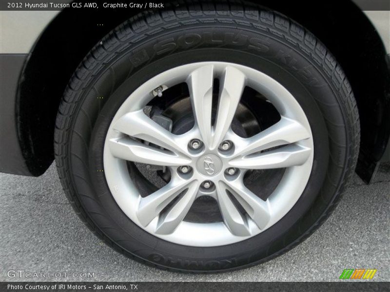 Graphite Gray / Black 2012 Hyundai Tucson GLS AWD