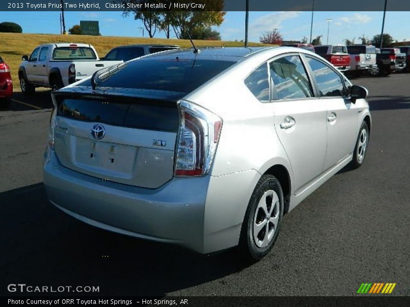 Classic Silver Metallic / Misty Gray 2013 Toyota Prius Two Hybrid
