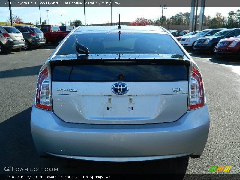 Classic Silver Metallic / Misty Gray 2013 Toyota Prius Two Hybrid