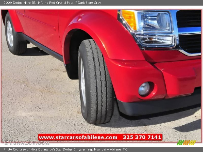 Inferno Red Crystal Pearl / Dark Slate Gray 2009 Dodge Nitro SE