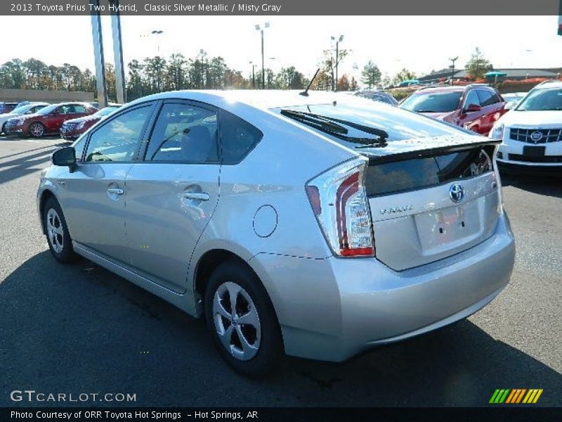 Classic Silver Metallic / Misty Gray 2013 Toyota Prius Two Hybrid