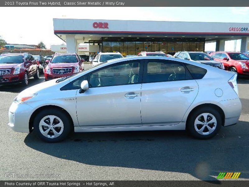 Classic Silver Metallic / Misty Gray 2013 Toyota Prius Two Hybrid