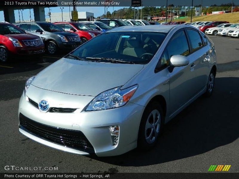Classic Silver Metallic / Misty Gray 2013 Toyota Prius Two Hybrid