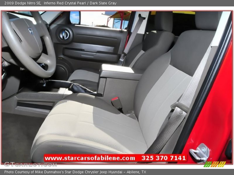 Inferno Red Crystal Pearl / Dark Slate Gray 2009 Dodge Nitro SE
