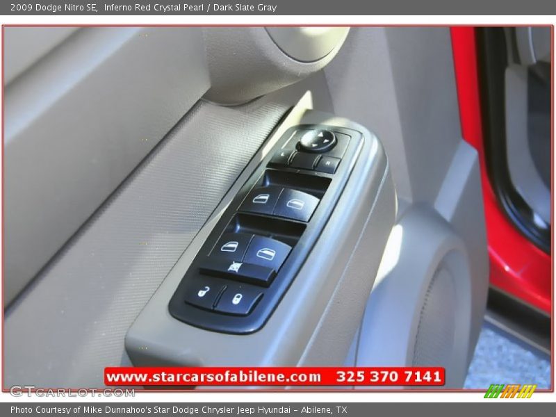 Inferno Red Crystal Pearl / Dark Slate Gray 2009 Dodge Nitro SE