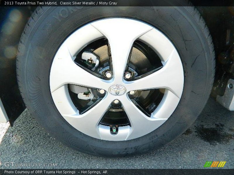 Classic Silver Metallic / Misty Gray 2013 Toyota Prius Two Hybrid