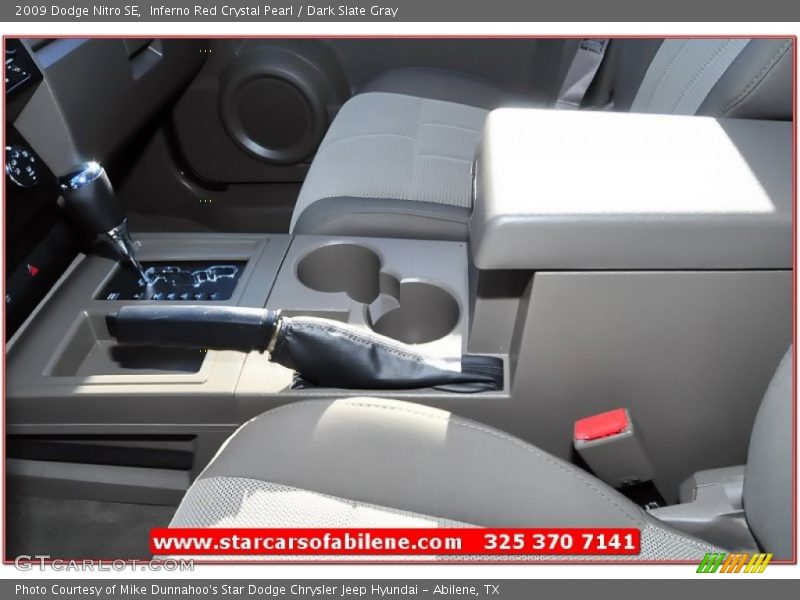 Inferno Red Crystal Pearl / Dark Slate Gray 2009 Dodge Nitro SE