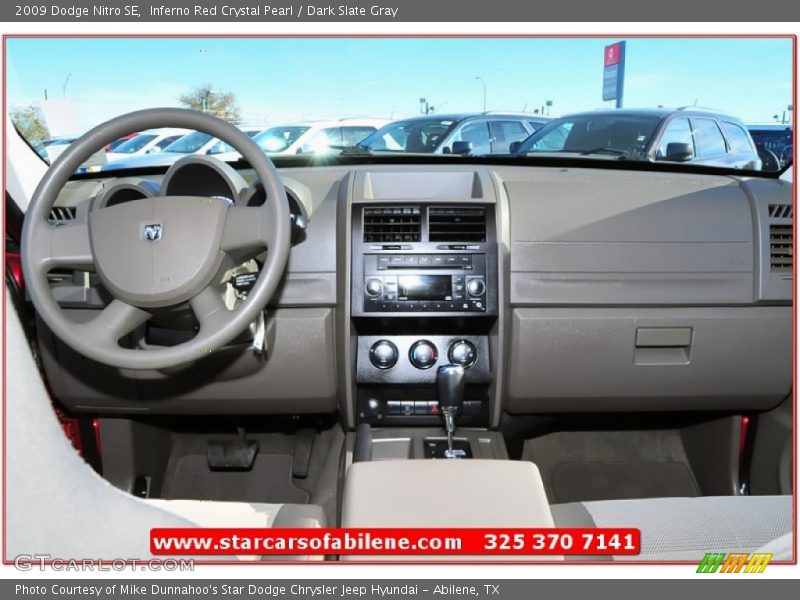 Inferno Red Crystal Pearl / Dark Slate Gray 2009 Dodge Nitro SE