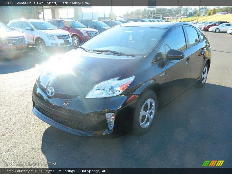 Black / Misty Gray 2013 Toyota Prius Two Hybrid