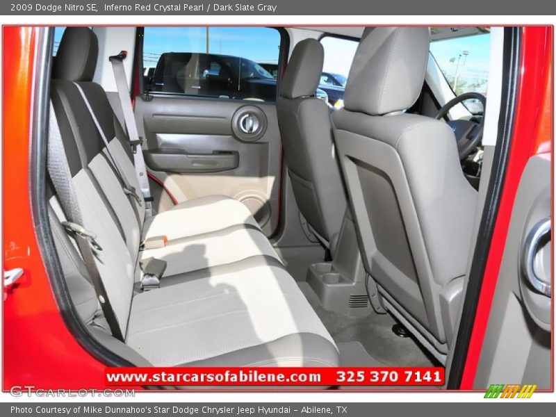 Inferno Red Crystal Pearl / Dark Slate Gray 2009 Dodge Nitro SE