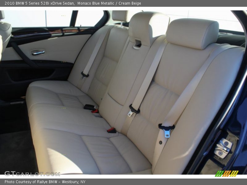 Monaco Blue Metallic / Cream Beige 2010 BMW 5 Series 528i xDrive Sedan