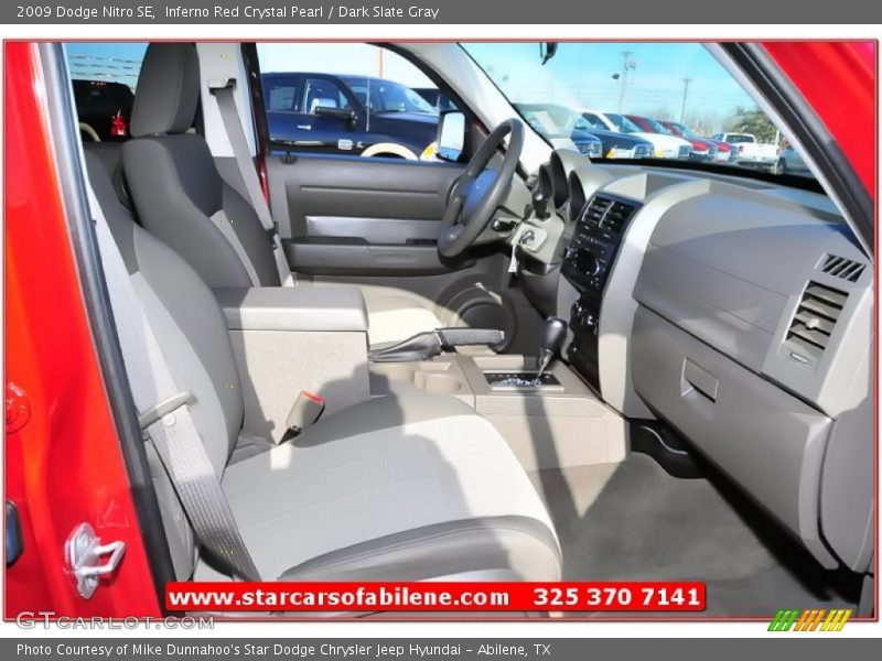 Inferno Red Crystal Pearl / Dark Slate Gray 2009 Dodge Nitro SE