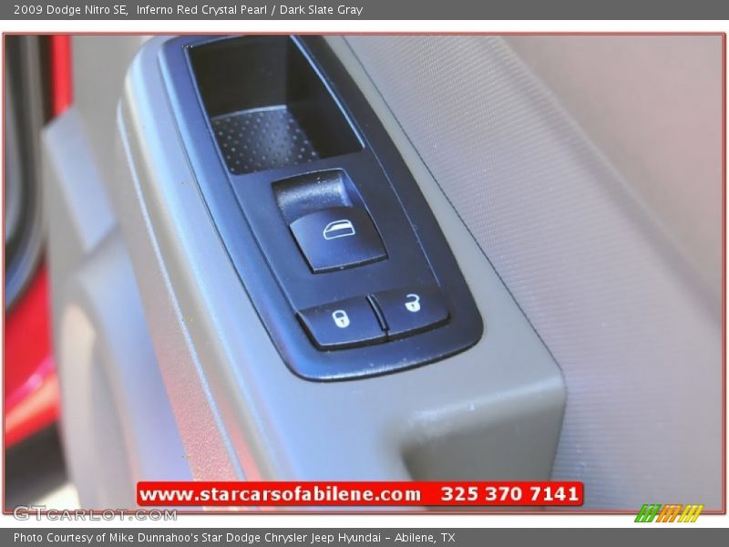 Inferno Red Crystal Pearl / Dark Slate Gray 2009 Dodge Nitro SE