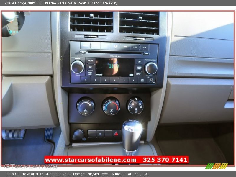 Inferno Red Crystal Pearl / Dark Slate Gray 2009 Dodge Nitro SE